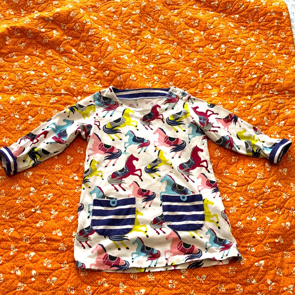 Girls 3/4 length sleeve tee